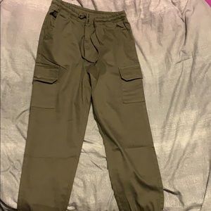 Dark green khakis